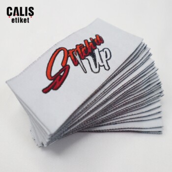 Dokuma Etiket (4 Renkli Atkı Saten) Atkı Saten Dokuma Etiket