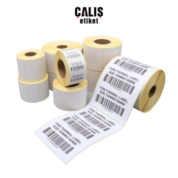 Sticker Etiket (Termal Baskı) Termal Baskılı Rulo Etiket