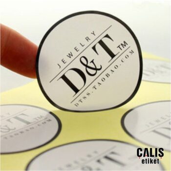 Sticker Etiket (Opak) Yapışkanlu Etiket Sticker Baskı