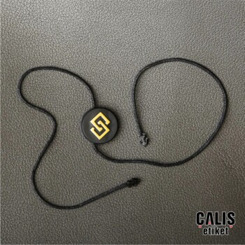 Plastik Klips Etiket Yuvarlak Plastik Klips Etiket