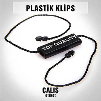 Plastik Klips Etiket Plastik Klips Etiket